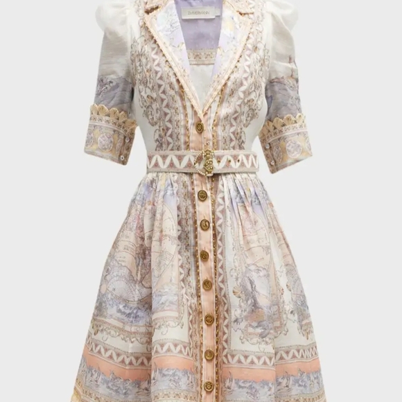 Zimmermann Dresses & Skirts - Zimmermann Pastel Print Midi Dress
